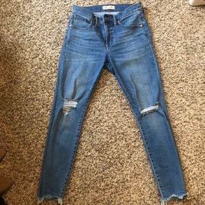 Madewell 9” high-rise Skinny Jeans